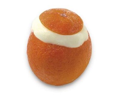 Orangefrüchte mit Sorbet 4 x 120 ml