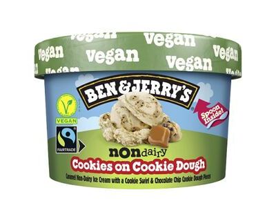B&J Non Dairy Cookie Dough 12x100ml
