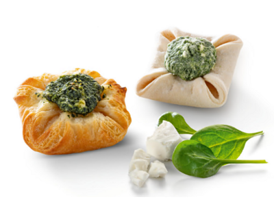 Mini Plunder Spinat-Feta CH 60 x 32 g