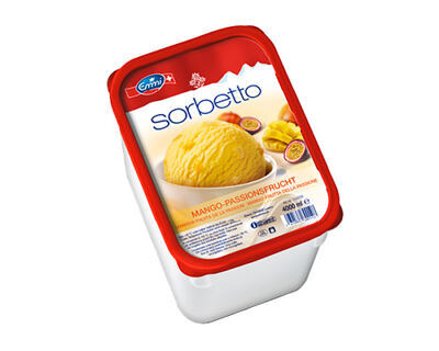 Sorbetto Mango-Passionsfrucht 4 lt