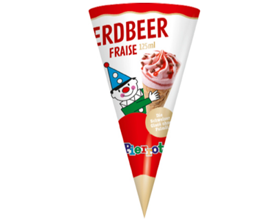 Pierrot Cornet Erdbeer 12 x 125 ml