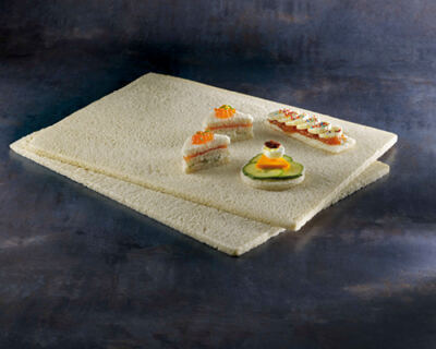 Toastplatten weiss 2x5 Platten 30x40 cm