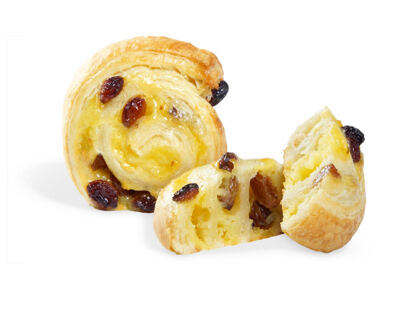 Mini Vanille Rosinen Schnecken 45x32g CH