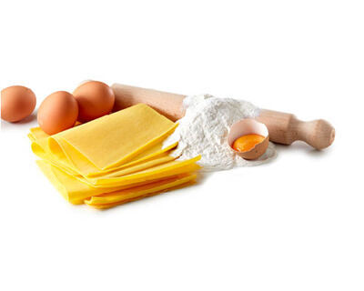 Lasagneblätter IQF vegan 1x10kg, ohne Ei