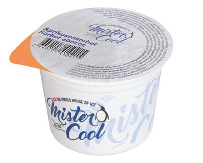 Care Becher Aprikosensorbet CH 30 x 1 dl