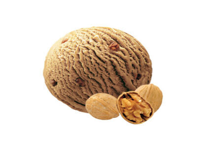 Baumnuss Rahmglace mit Stückli CH 4 lt