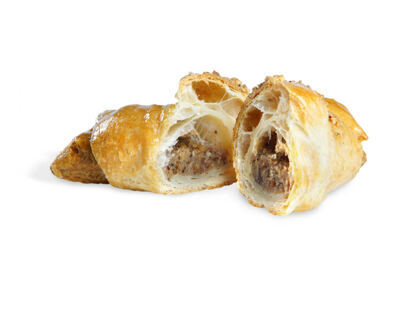 Nussgipfel Blätterteig gebacken 48x100g